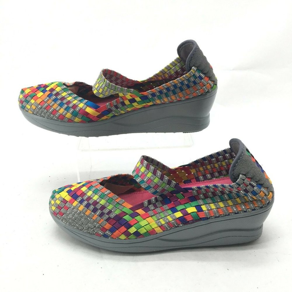 Corkys Camp Mary Jane Wedge Comfort Shoe Women 9 C
